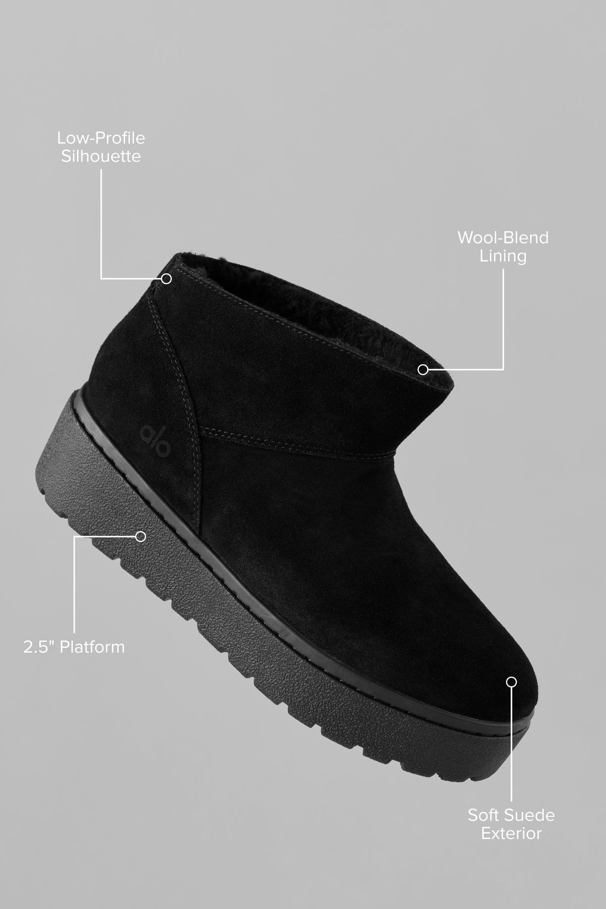 ALO Malibu Low Boot - Black--1