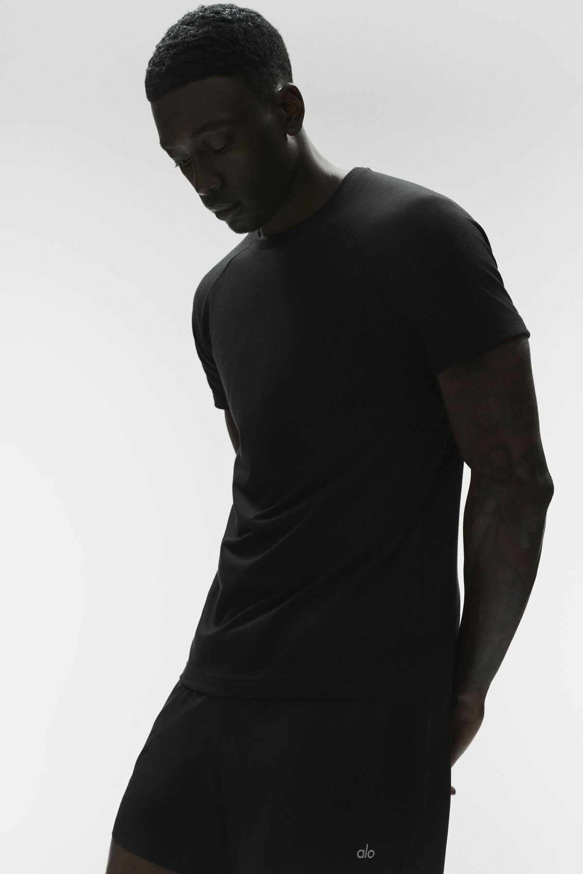 Triumph Raglan Tee - Black--0