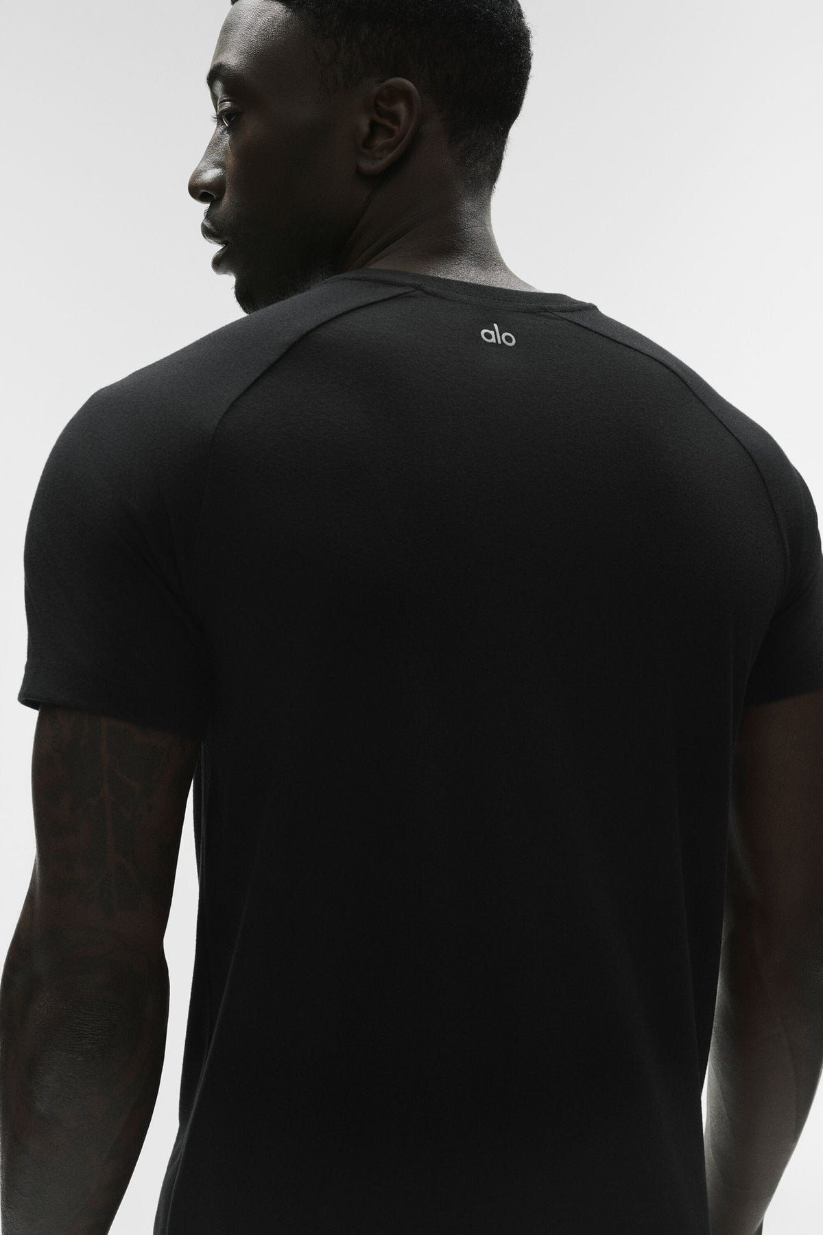 Triumph Raglan Tee - Black--2