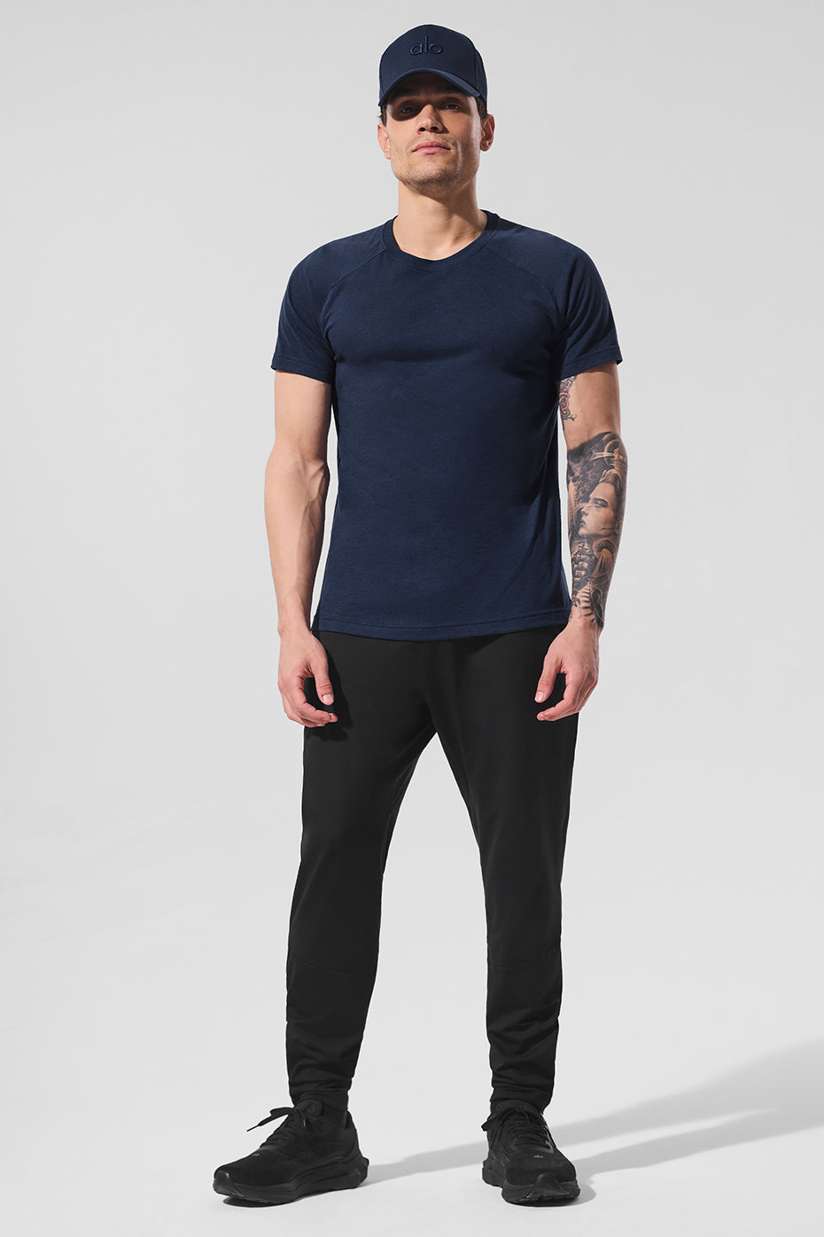 Triumph Raglan Tee - Navy--0
