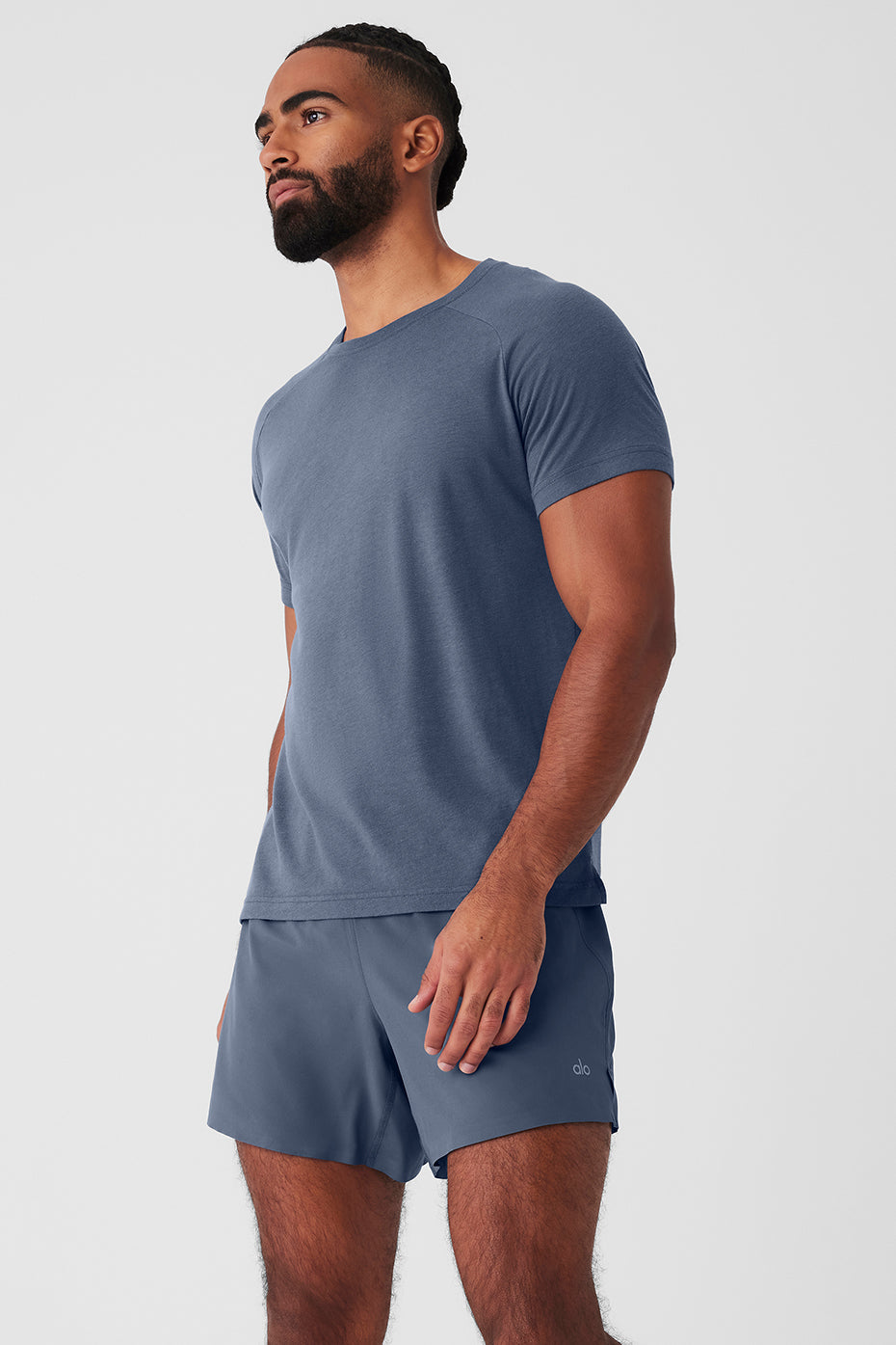 Triumph Raglan Tee - Bluestone--2