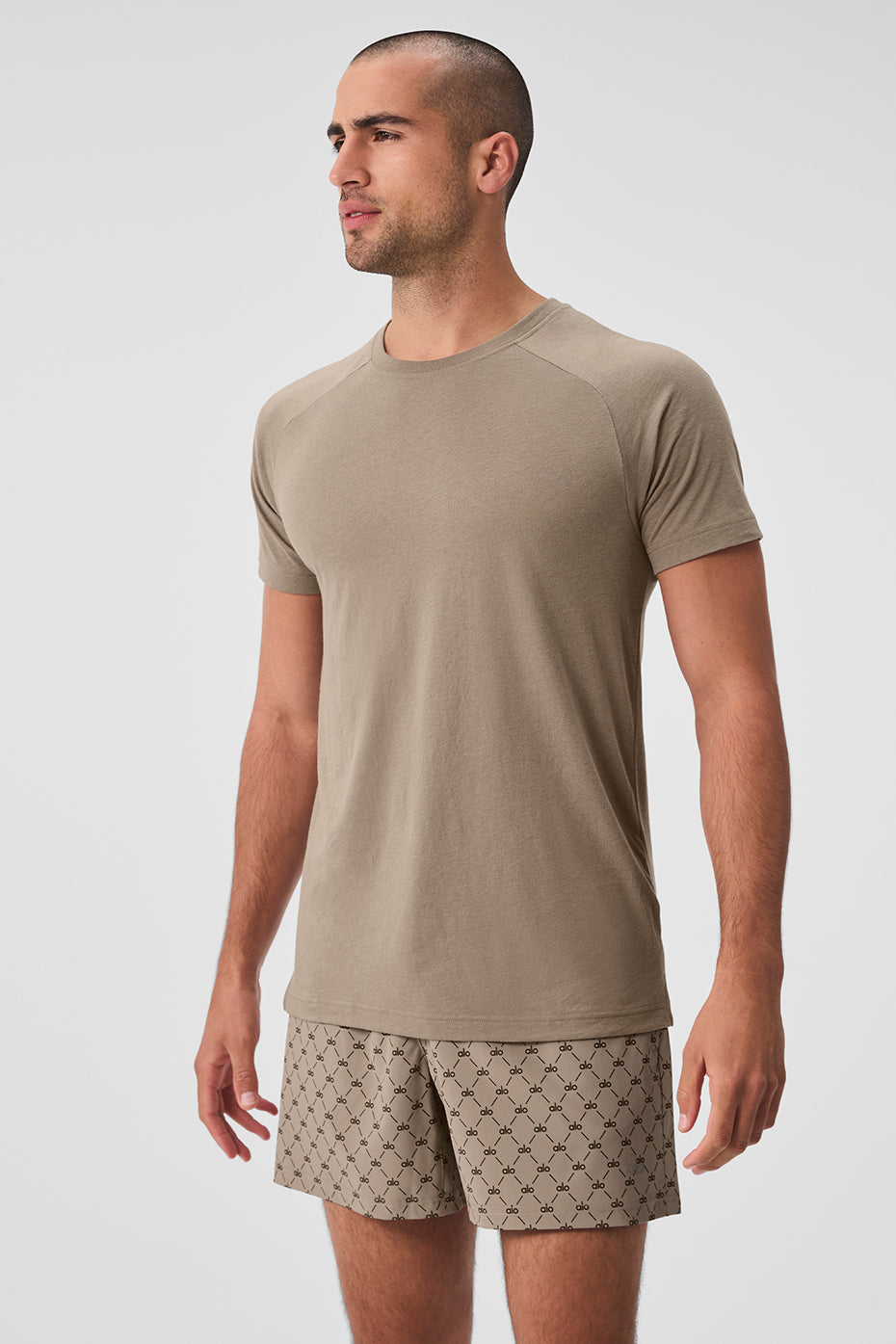 Triumph Raglan Tee - Gravel--0
