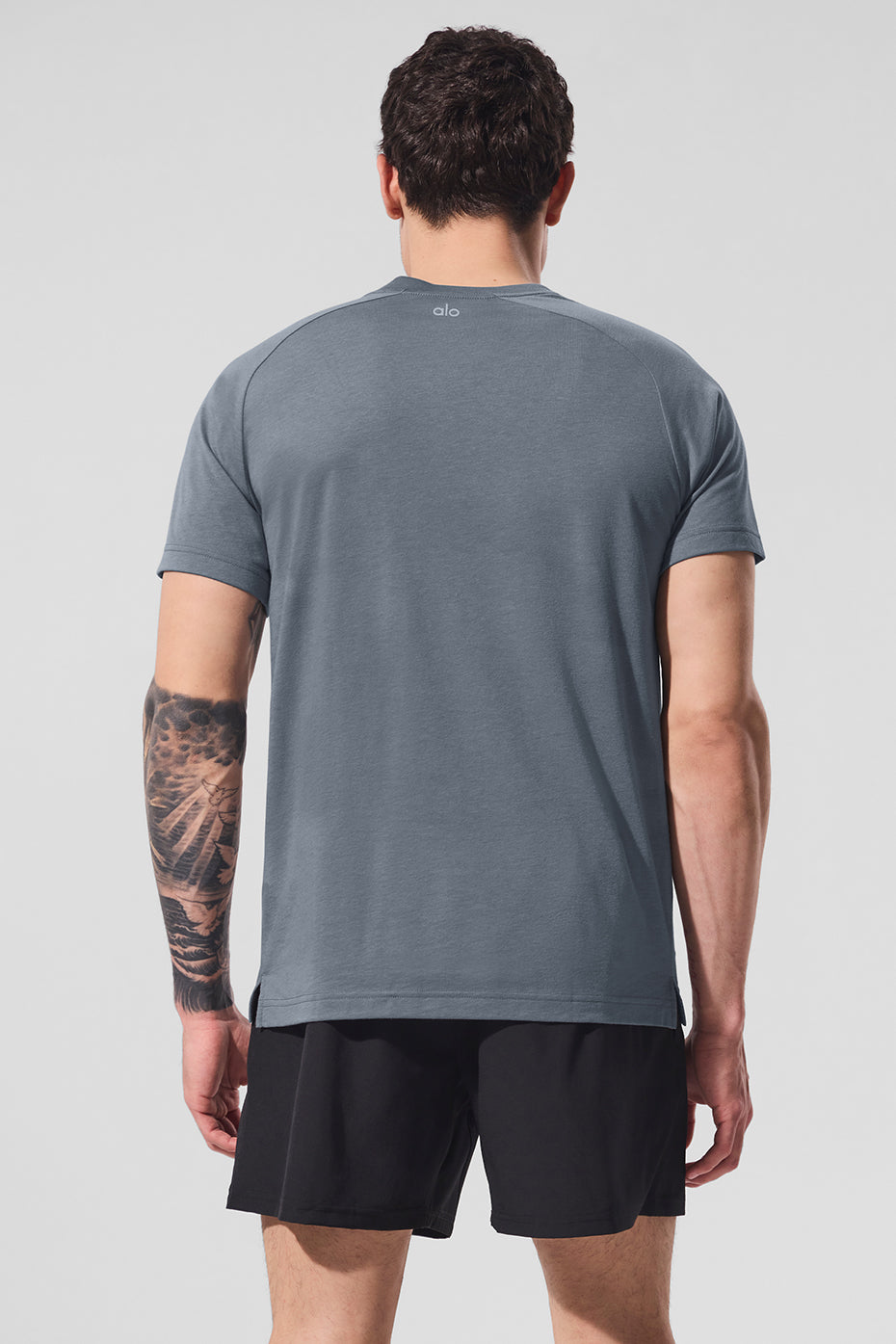 Triumph Raglan Tee - Steel Grey--1