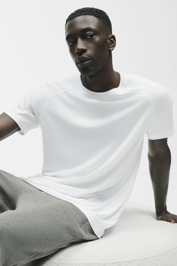Triumph Raglan Tee - White