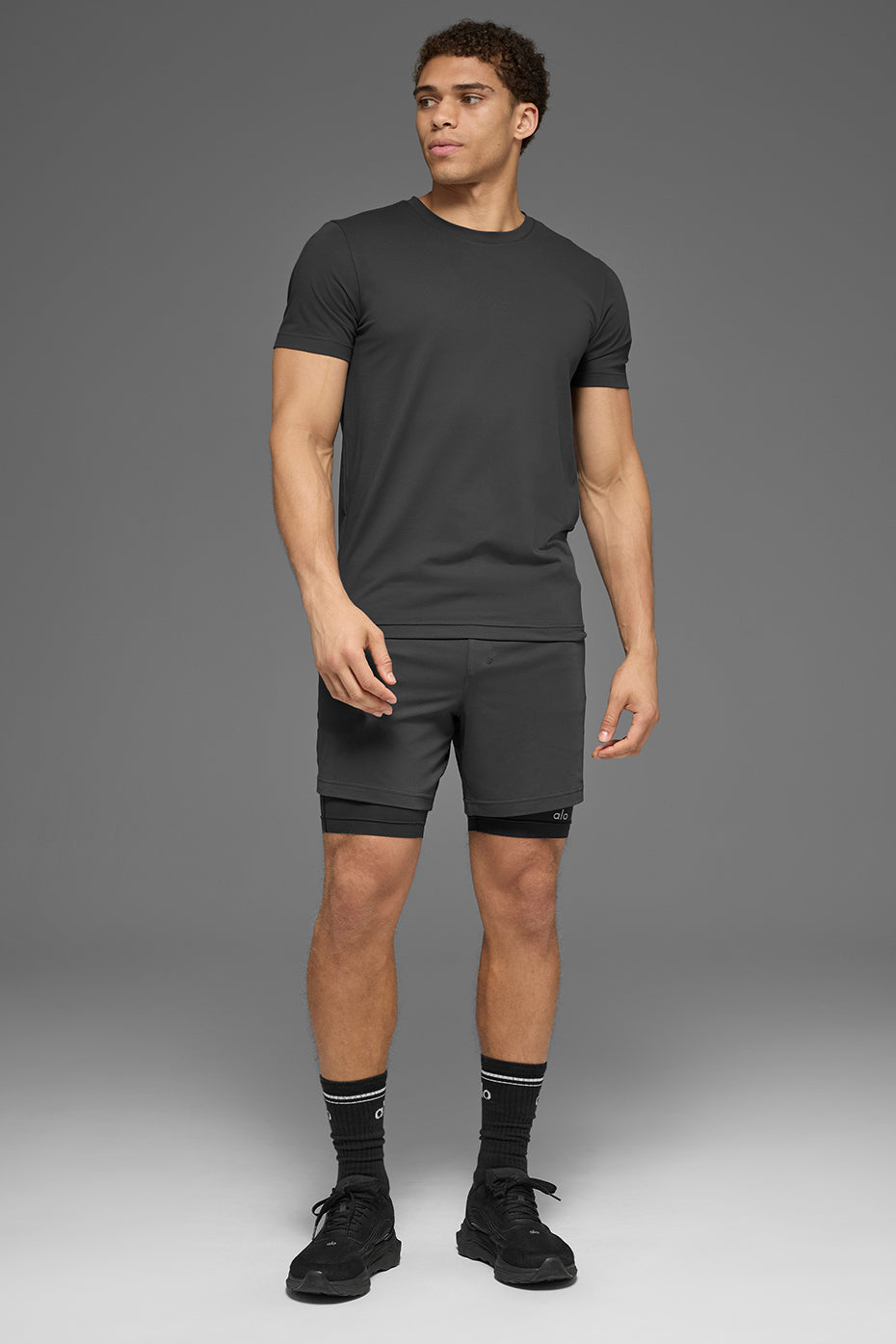 Conquer Reform Crewneck Short Sleeve - Anthracite--4