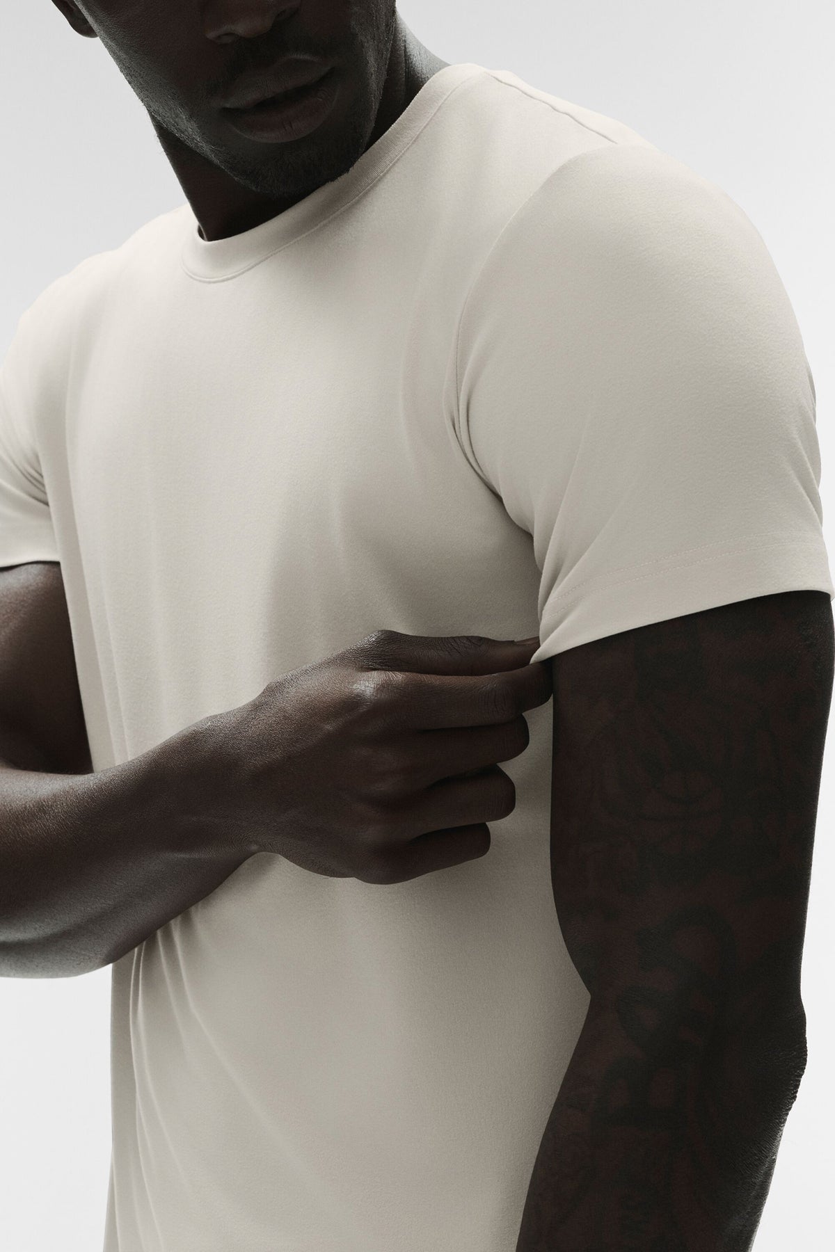 Conquer Reform Crewneck Short Sleeve - Bone--2