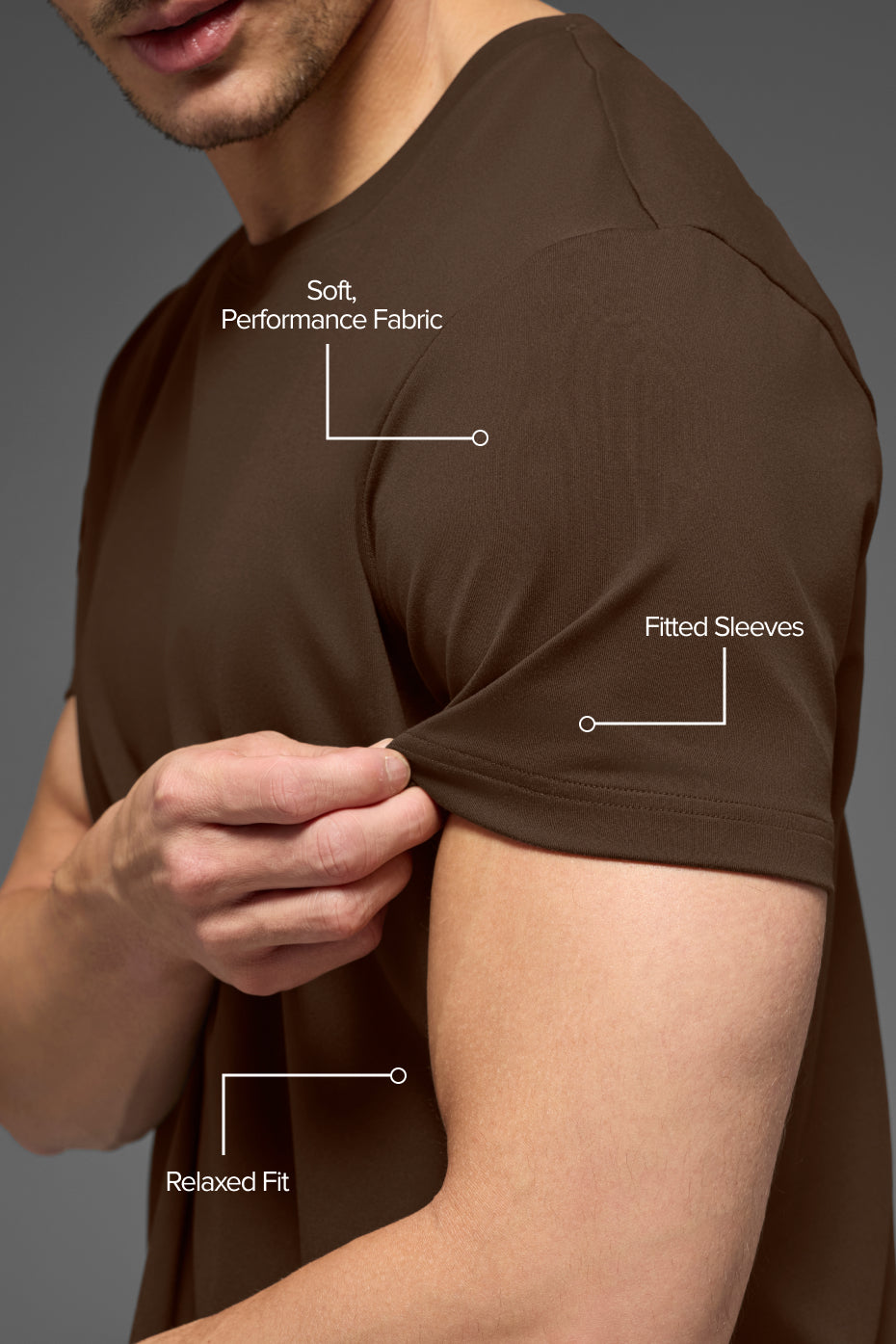 Conquer Reform Crewneck Short Sleeve - Espresso--1