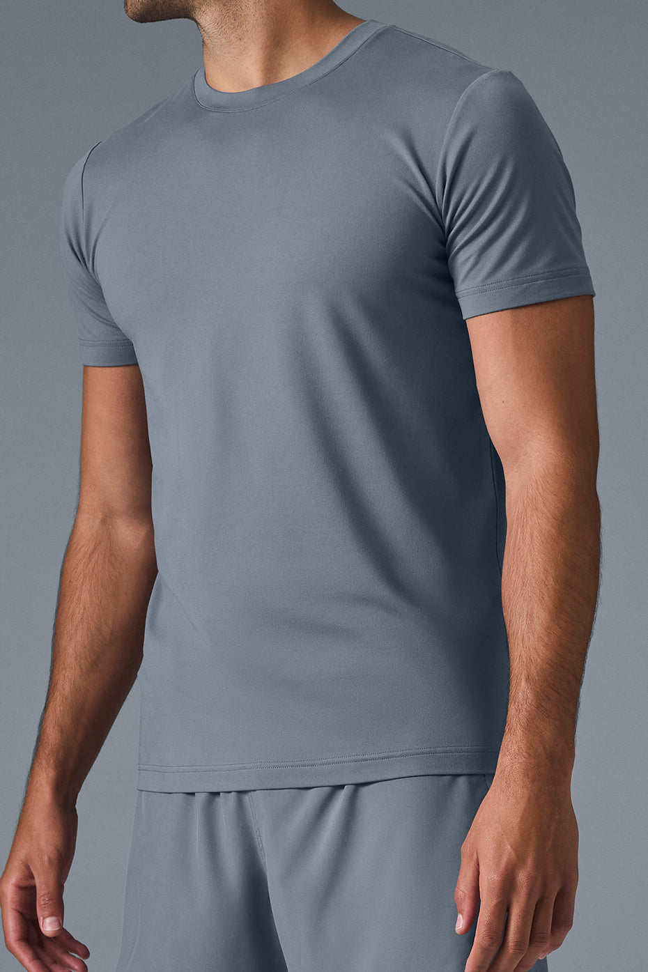 Conquer Reform Crewneck Short Sleeve - Steel Grey--2