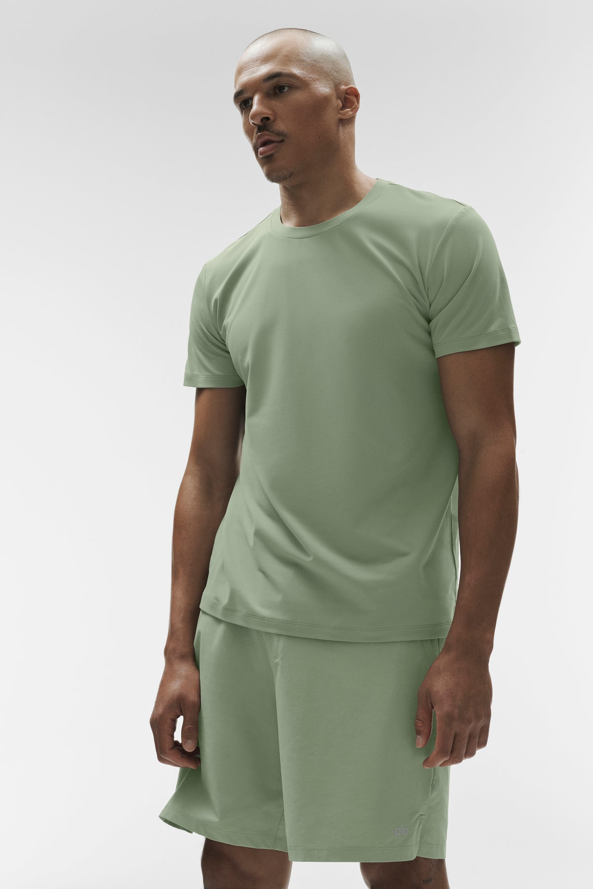 Conquer Reform Crewneck Short Sleeve - Dune Grass--1