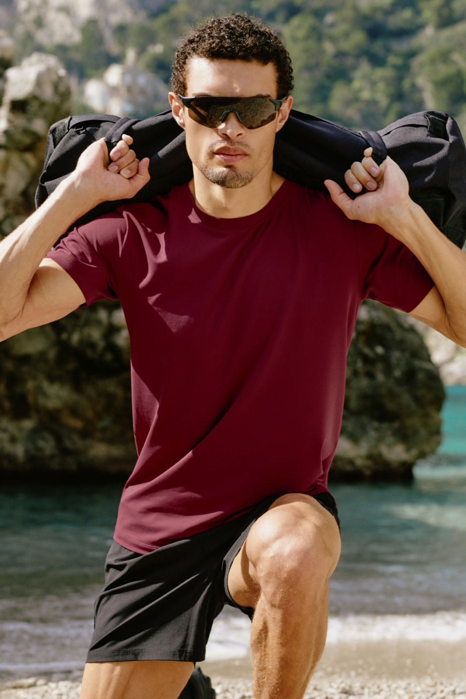 Conquer Reform Crewneck Short Sleeve - Garnet--0
