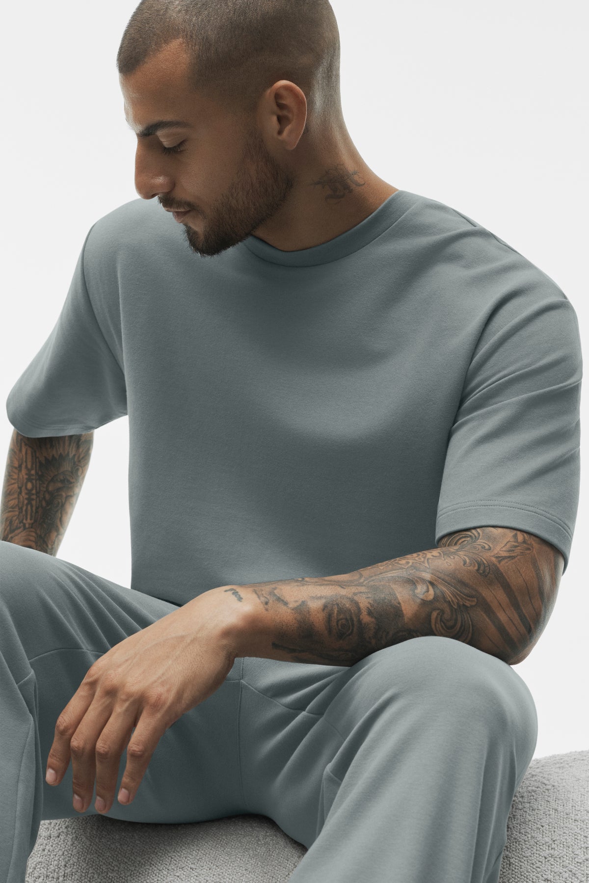 Double Take Short Sleeve - Monument--2