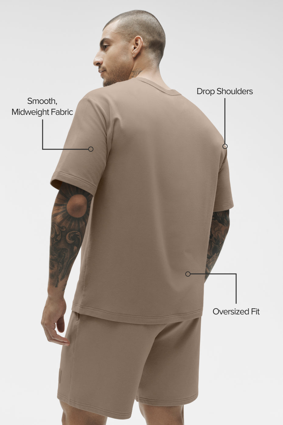 Double Take Short Sleeve - Gravel--1