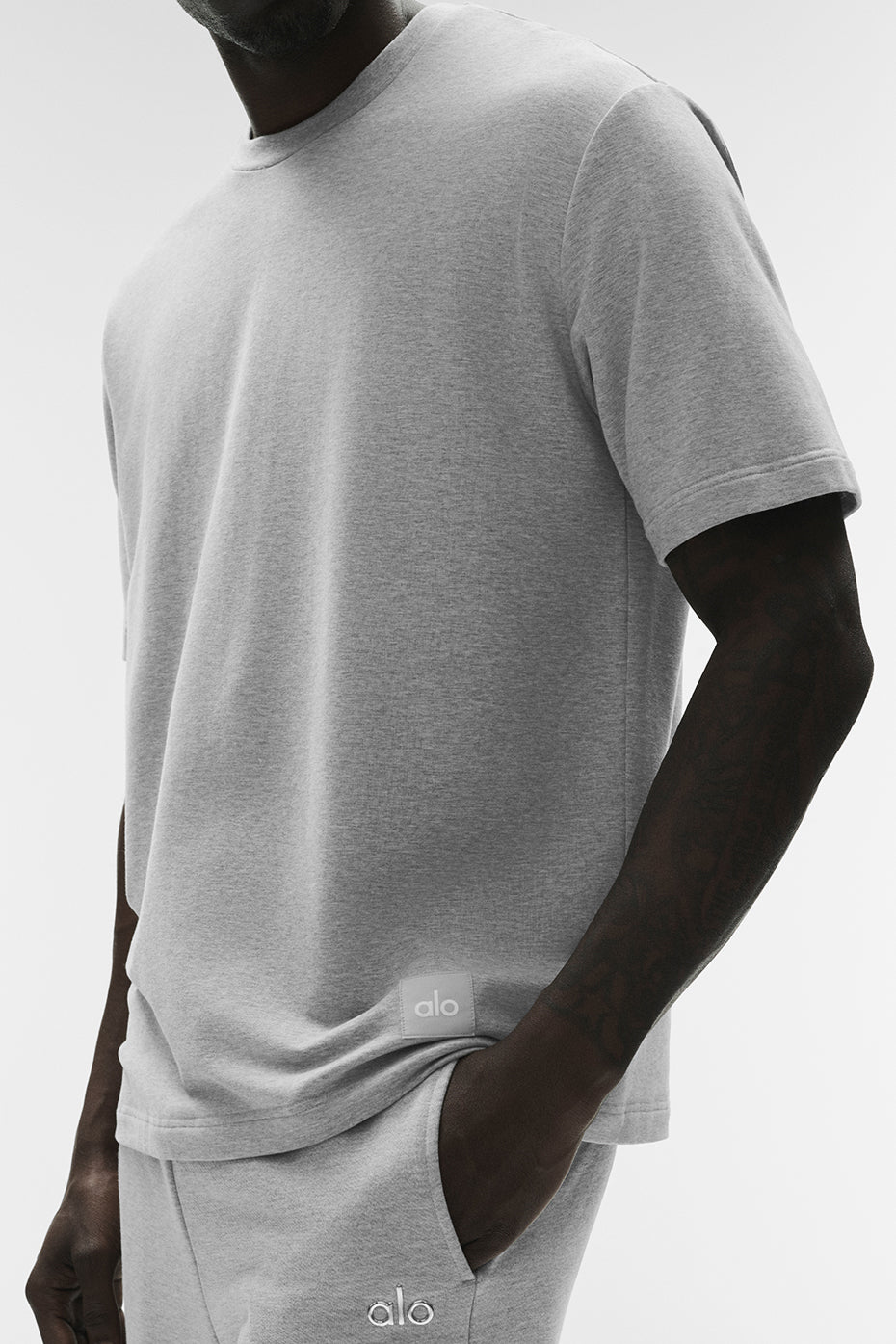 Double Take Short Sleeve - Athletic Heather Grey--3