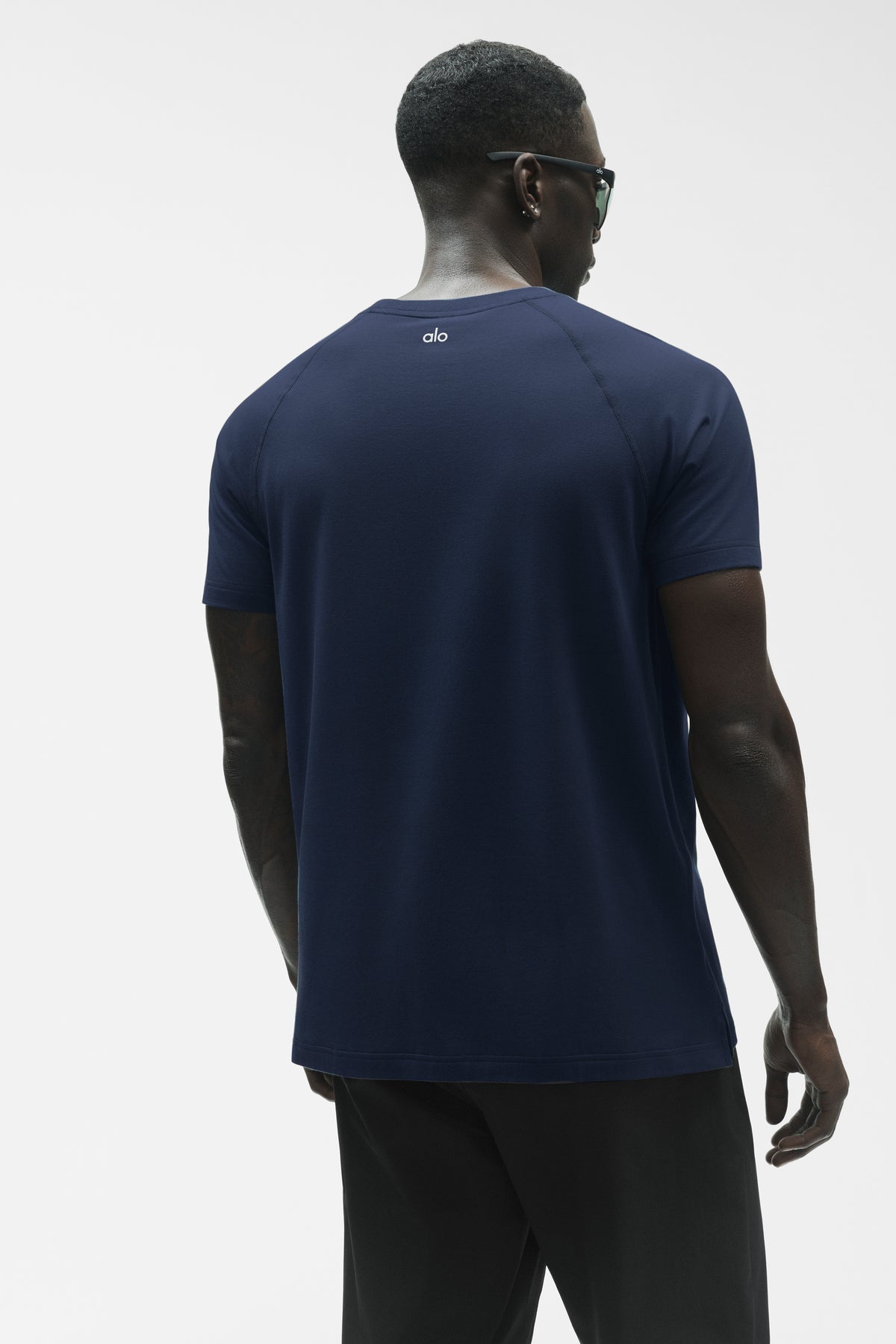 ALO Vapor Crewneck Short Sleeve - Navy--3