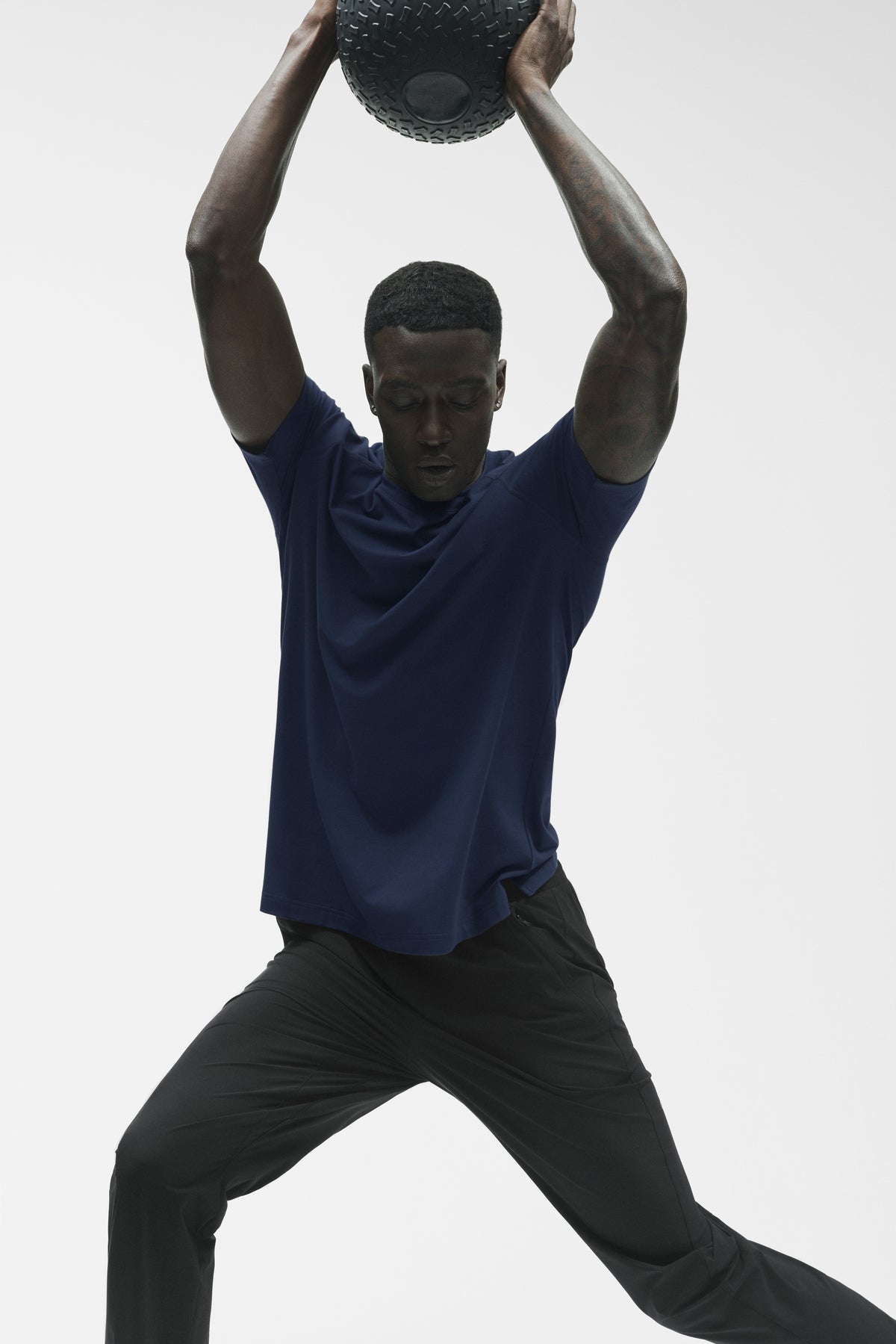 ALO Vapor Crewneck Short Sleeve - Navy--2