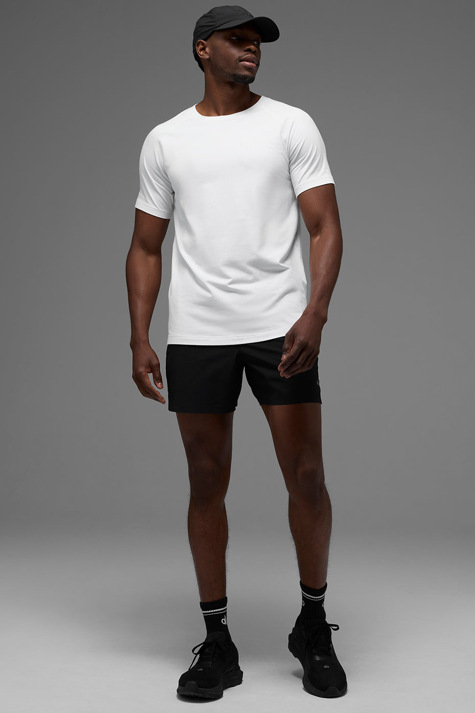 ALO Vapor Crewneck Short Sleeve - White--4