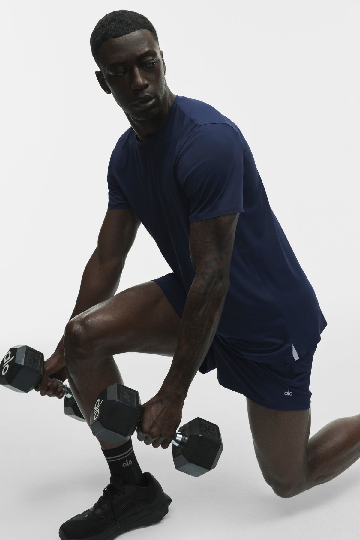 Idol Crewneck Short Sleeve - Navy--4