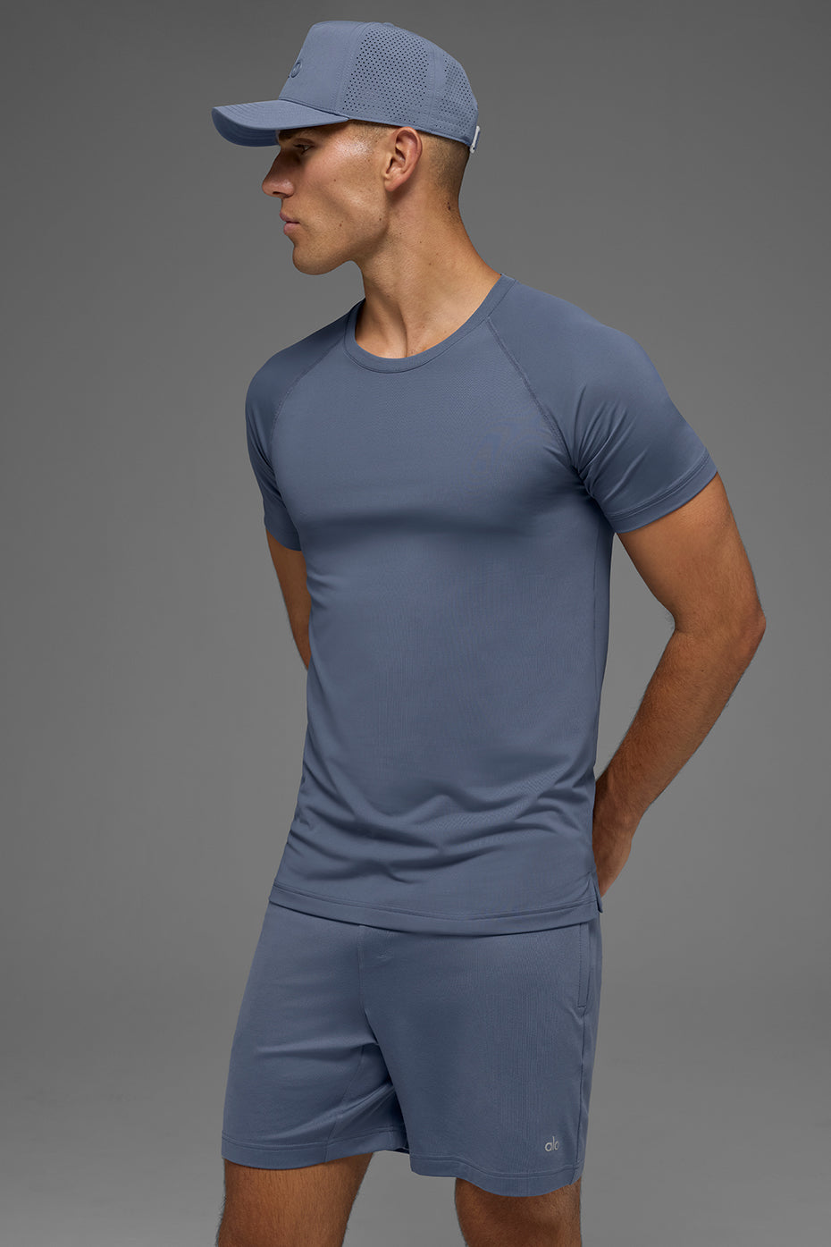 Idol Crewneck Short Sleeve - Bluestone--3