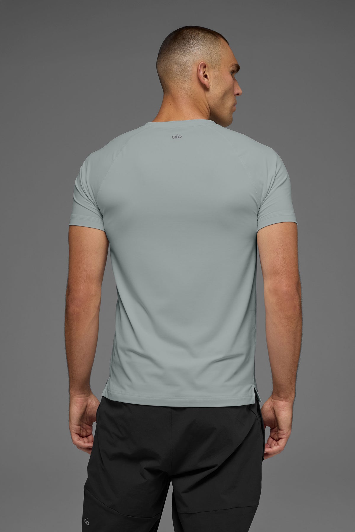 Idol Crewneck Short Sleeve - Lunar Grey--2