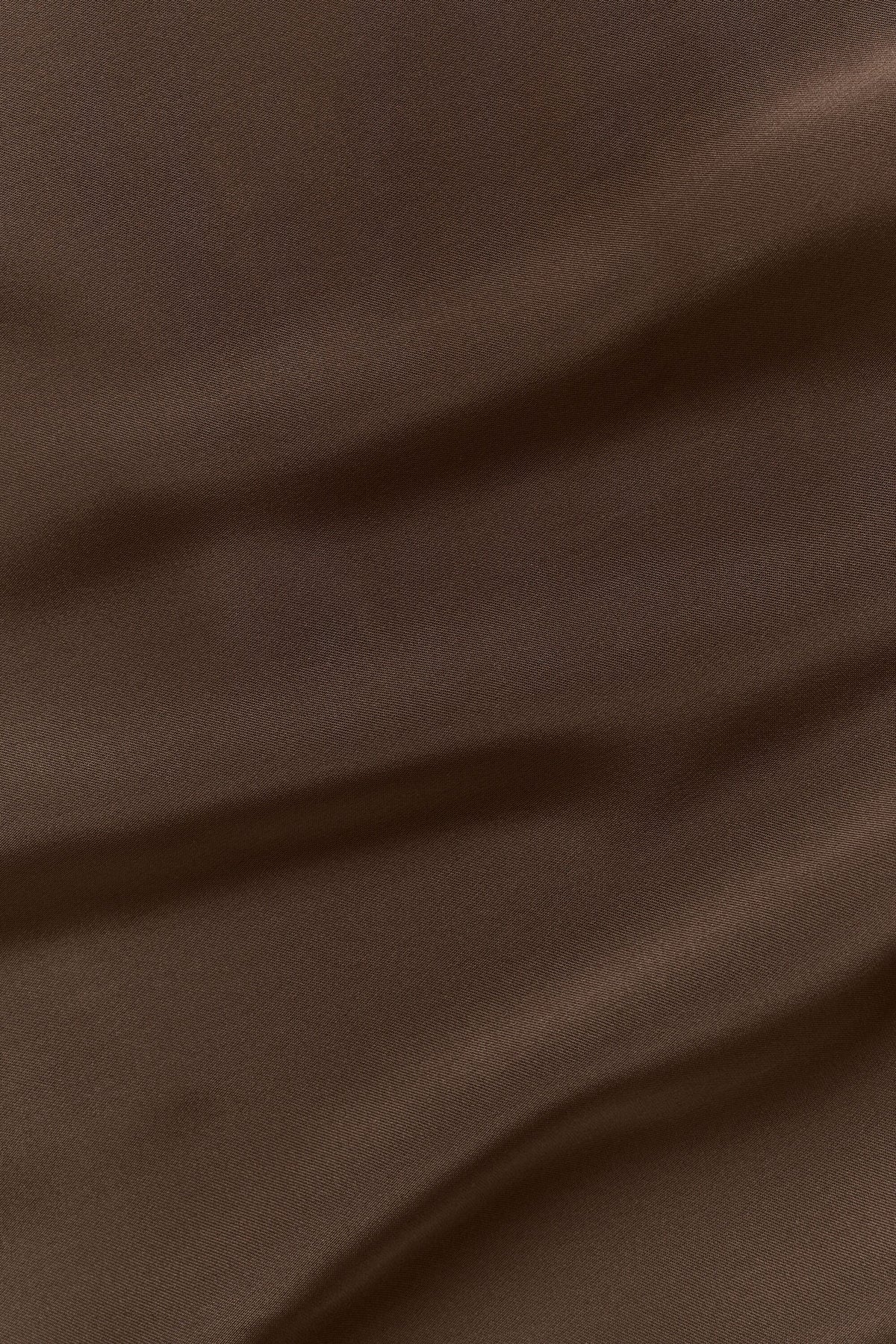 Satin Horizon Short Sleeve Button Up - Espresso--4