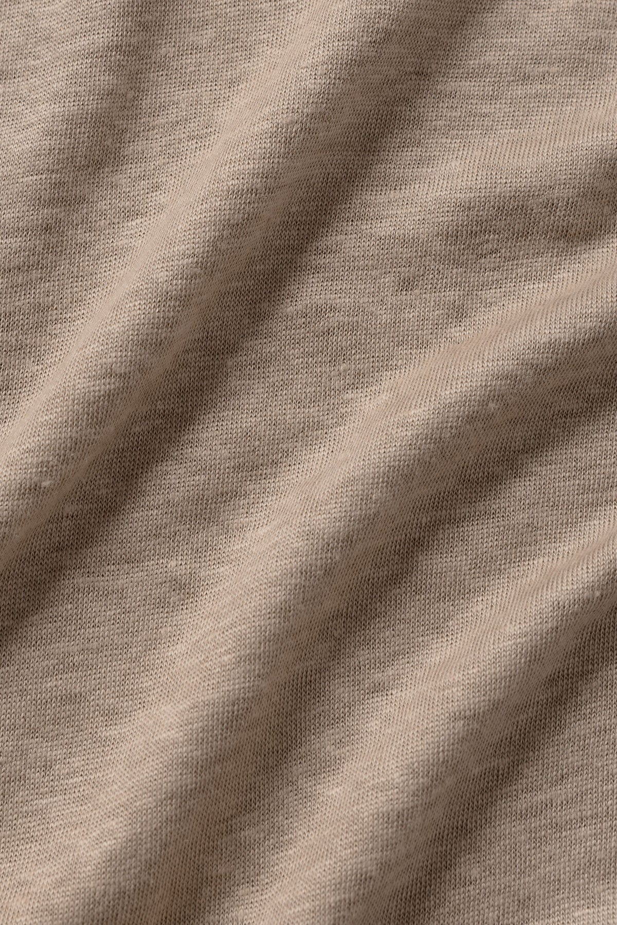 Linen Jersey Coastal Short Sleeve Tee - Gravel--5