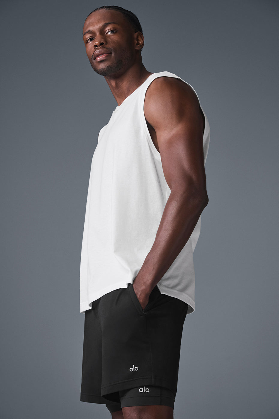 The Triumph Muscle Tank - White--2