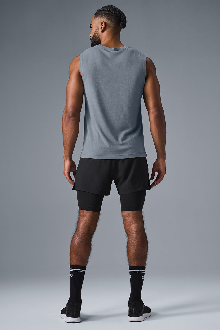 The Triumph Muscle Tank - Steel Grey--1