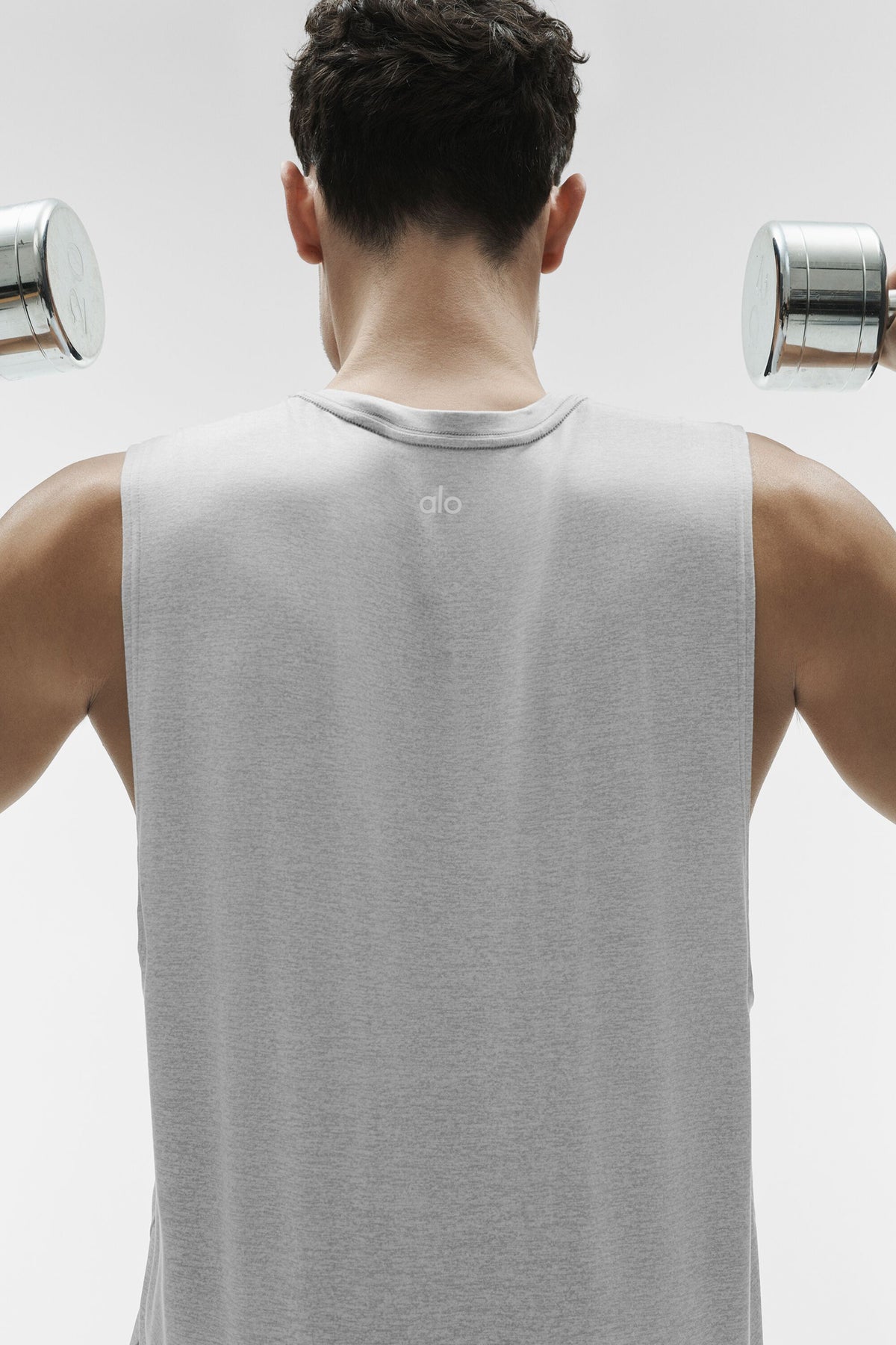 Conquer Muscle Tank - Athletic Heather Grey--2