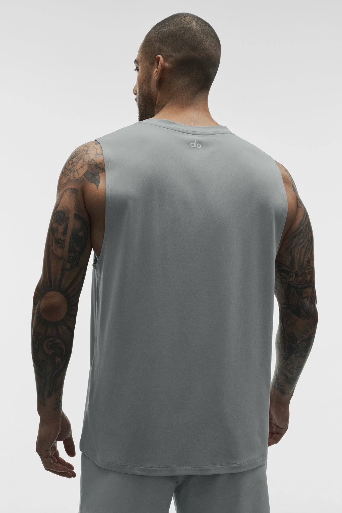 Conquer Muscle Tank - Monument--1