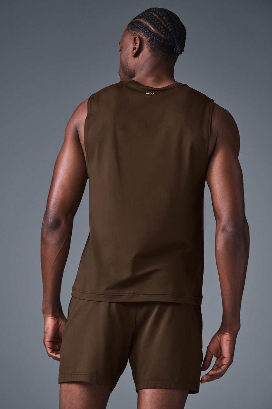 Conquer Muscle Tank - Espresso--1