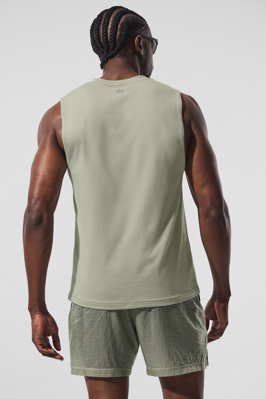 Conquer Muscle Tank - Limestone--1
