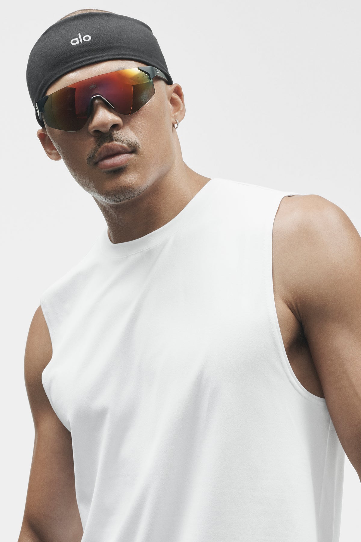 Conquer Muscle Tank - White--2