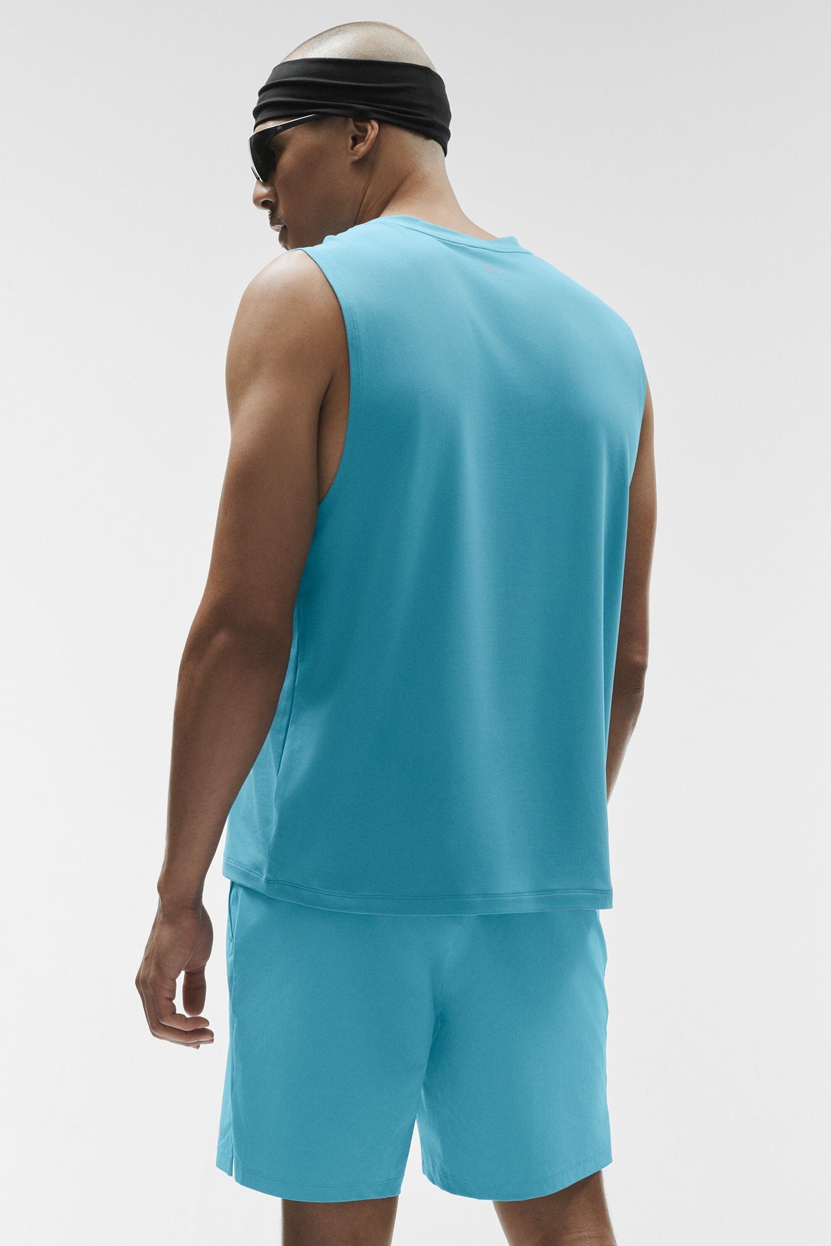 Conquer Muscle Tank - Blue Breeze--1