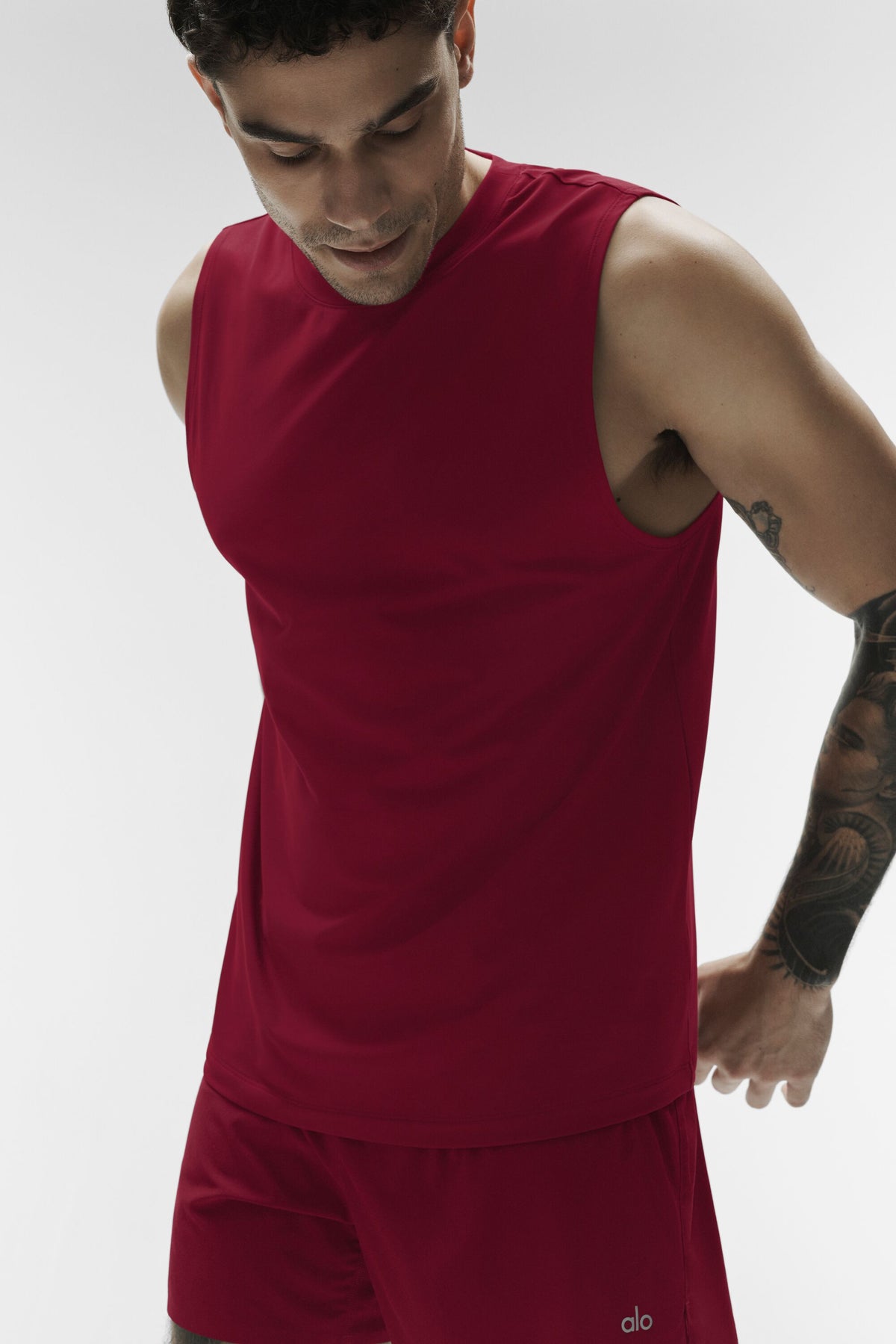 Conquer Muscle Tank - Garnet--4