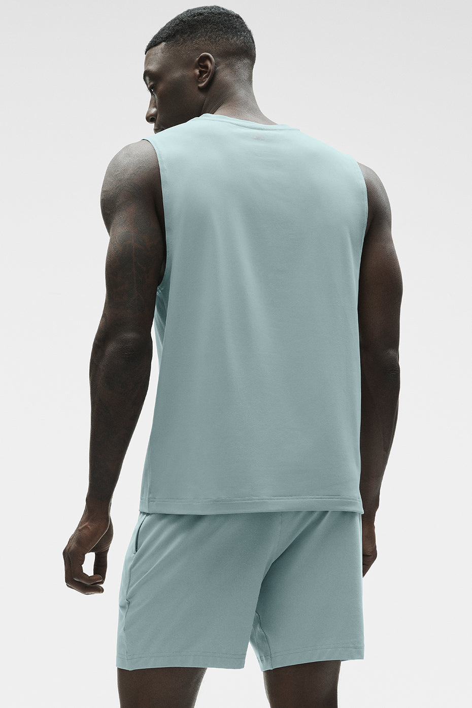 Conquer Muscle Tank - Desert Sage--1