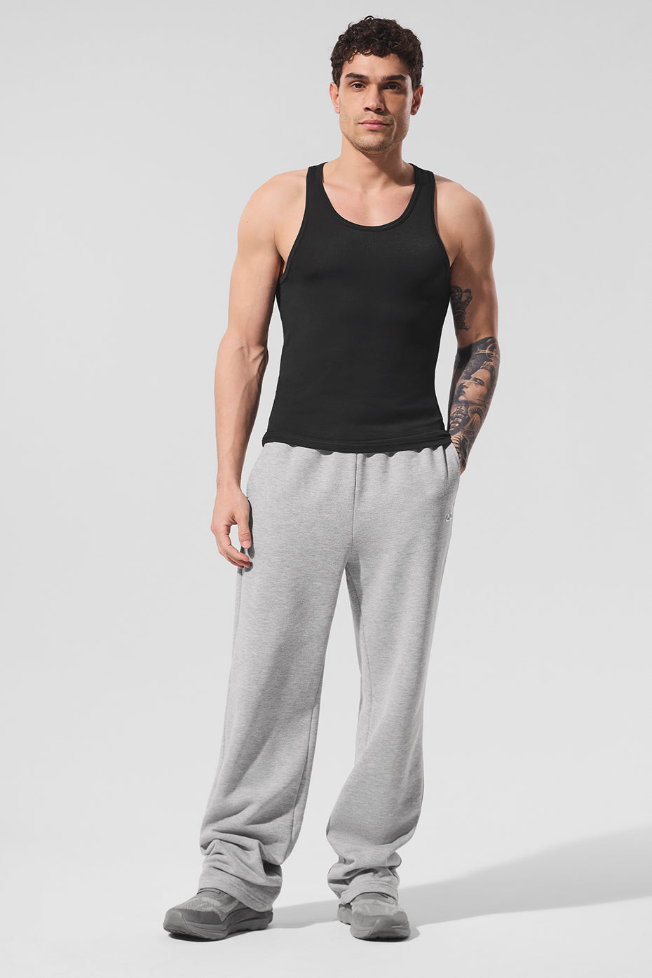 Everyday Modal Rib Tank - Black--1