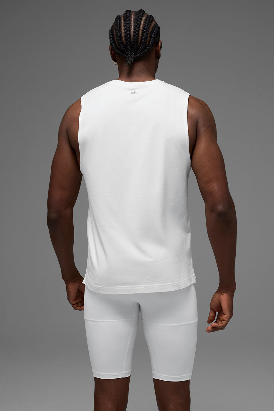 ALO Vapor Muscle Tank - White--1