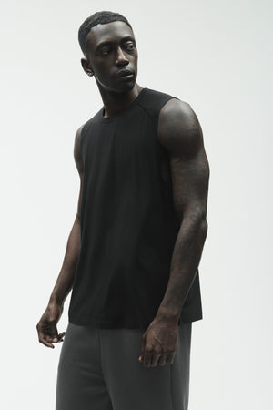 ALO Vapor Muscle Tank - Black