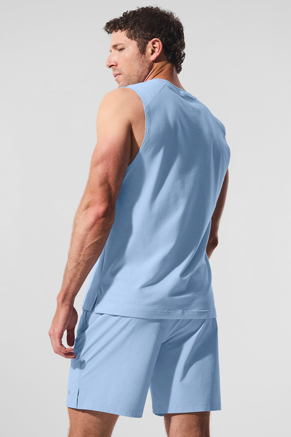 ALO Vapor Muscle Tank - Seashell Blue--4