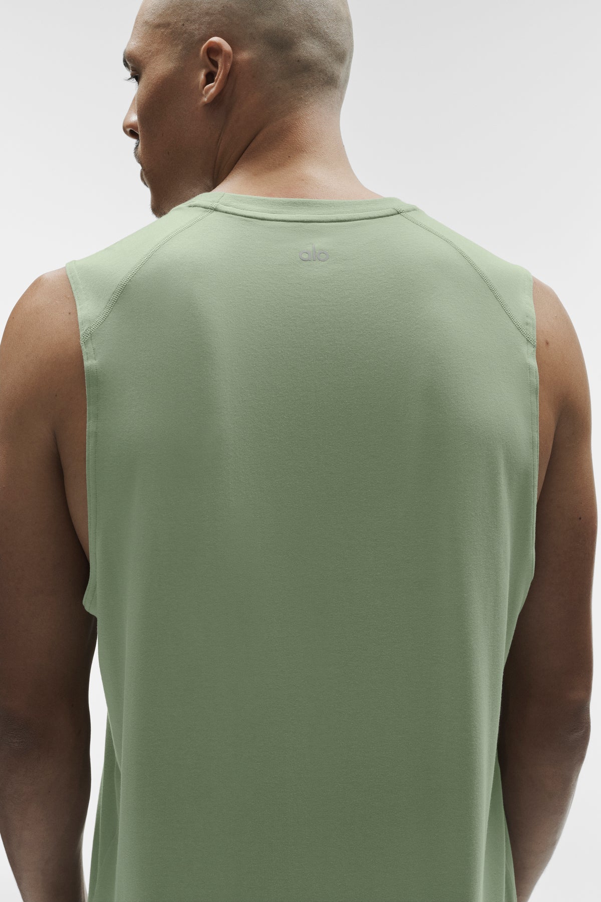ALO Vapor Muscle Tank - Dune Grass--1