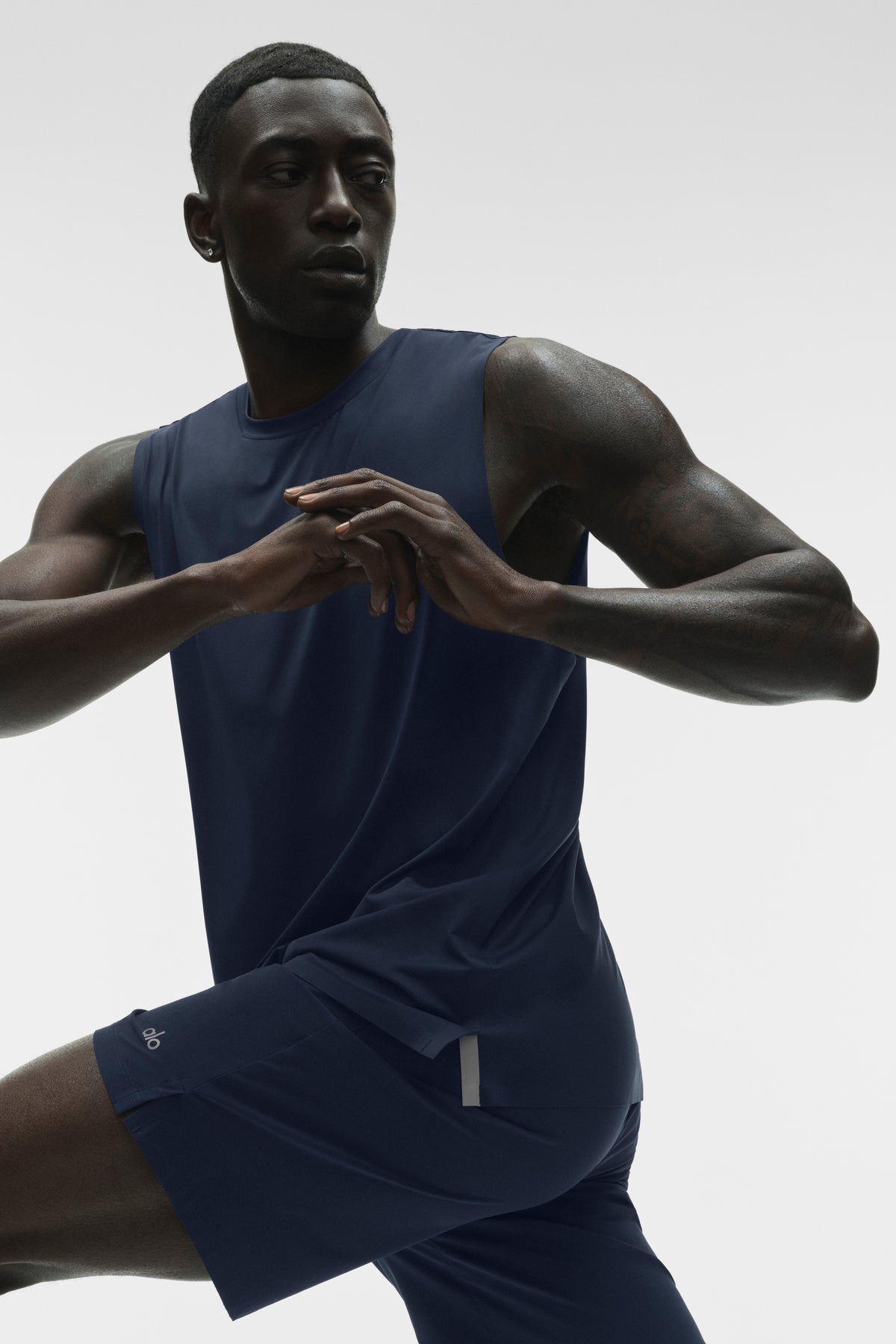 Idol Muscle Tank - Navy--2