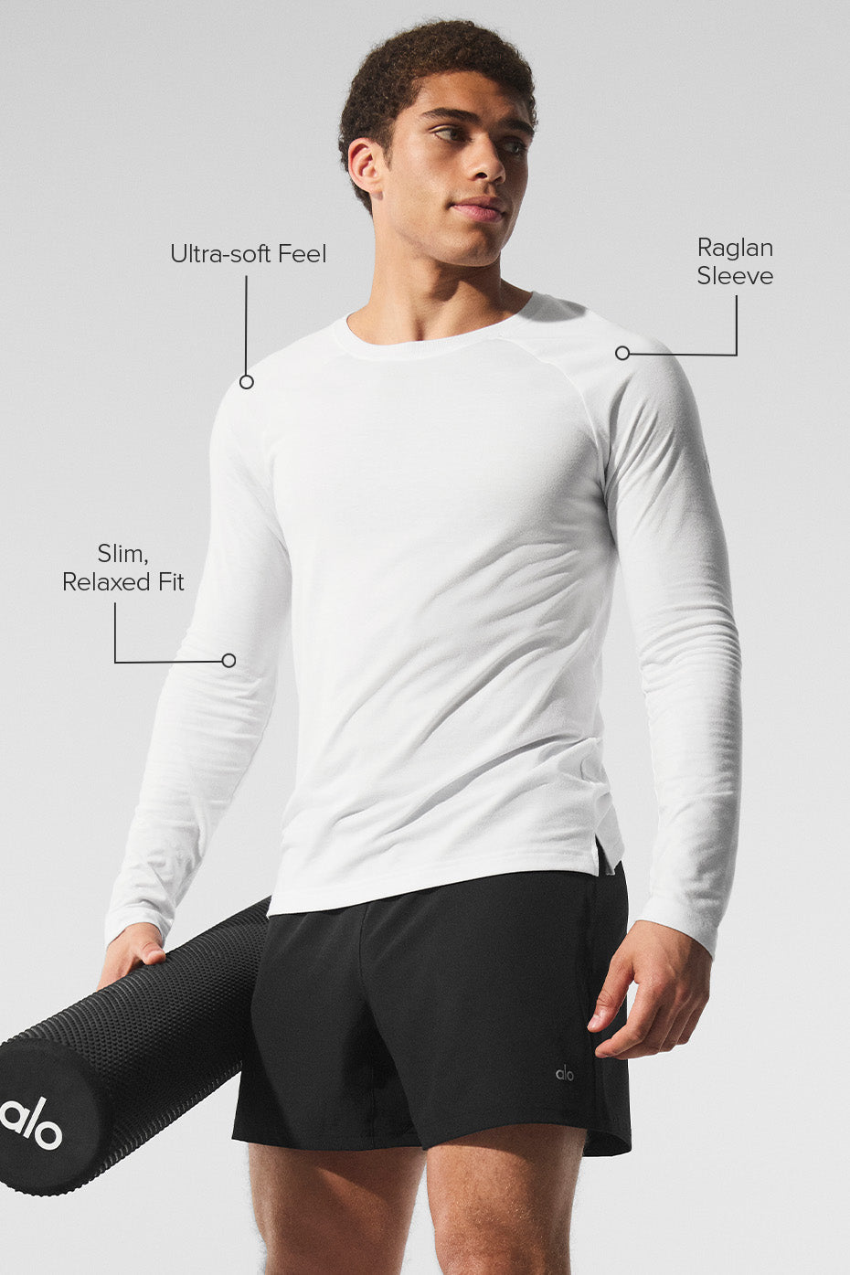 Triumph Long Sleeve Tee - White--1