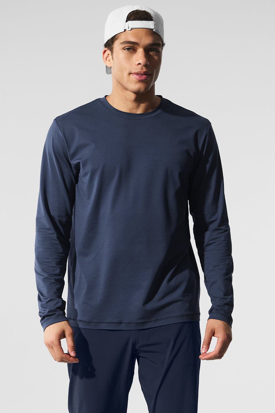 Conquer Reform Crewneck Long Sleeve - Navy--0