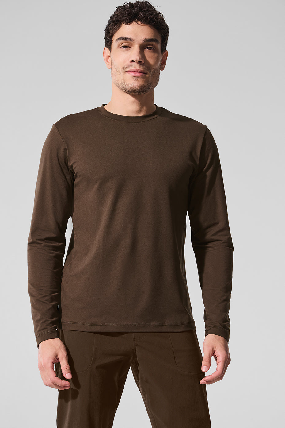 Conquer Reform Crewneck Long Sleeve - Espresso--0