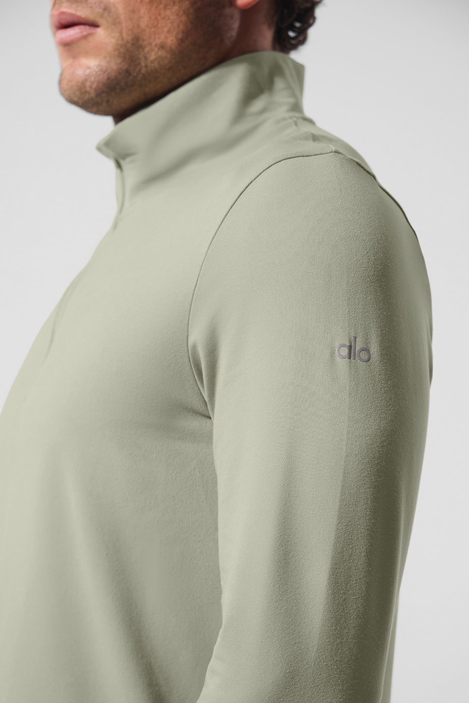 Conquer 1/4 Zip Reform Long Sleeve - Limestone--4