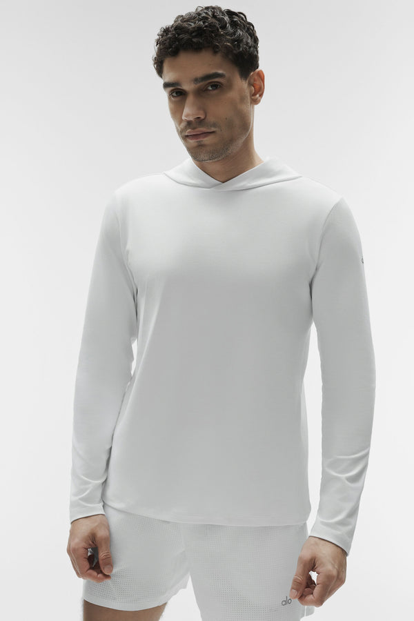 Conquer Reform Long Sleeve With Hood - White