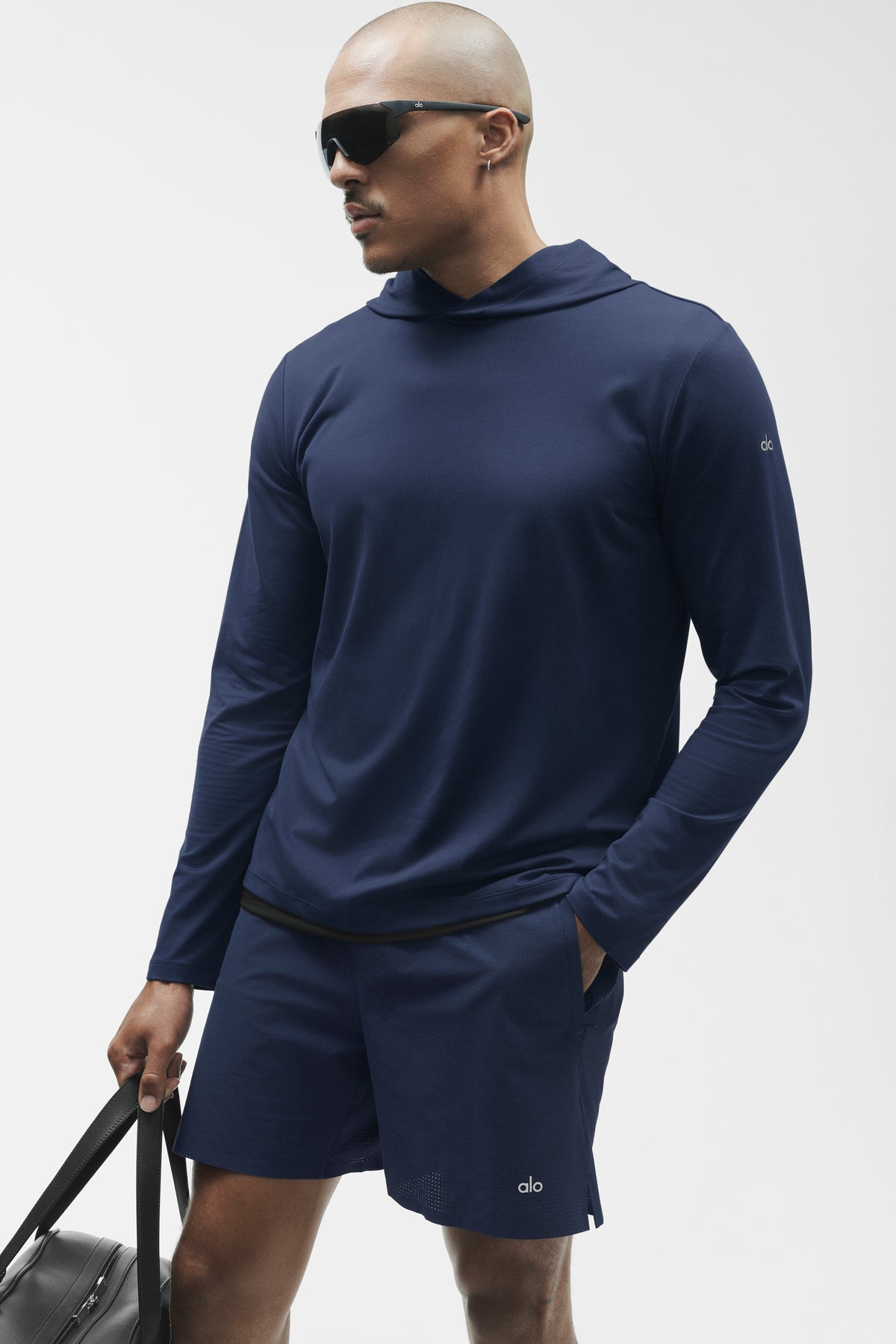 Conquer Reform Long Sleeve With Hood - Navy--2