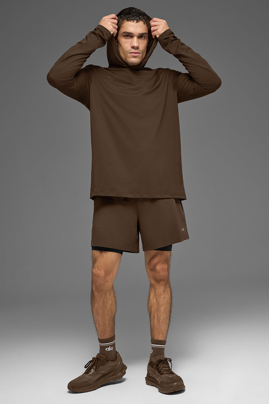 Conquer Reform Long Sleeve With Hood - Espresso--4