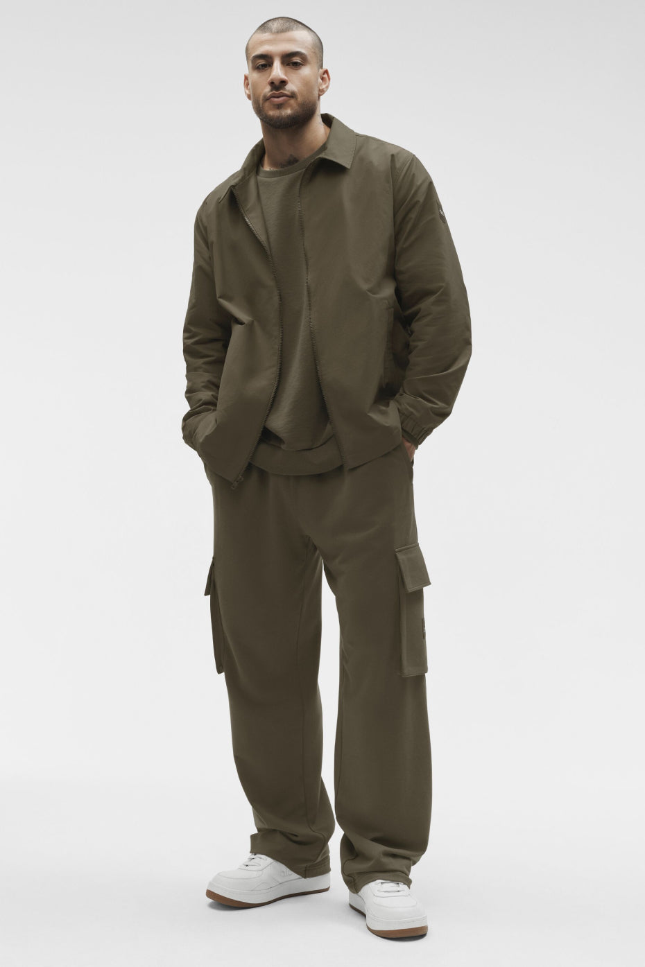 Torrent Overshirt - Olive Tree--5
