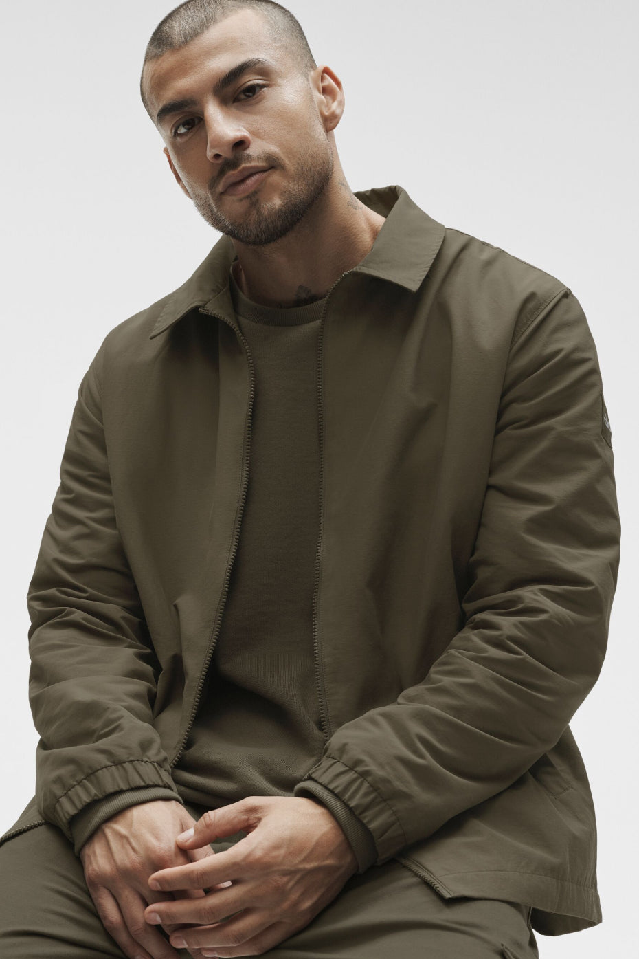 Torrent Overshirt - Olive Tree--4
